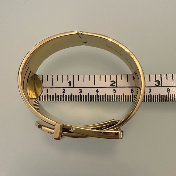 Michael Kors | Statement Gold-Tone Buckle Bangle / Bracelet - Picture 13 of 16